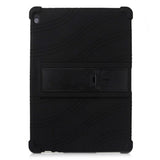 Lenovo Tab M10 HD 10.1" (TB-X505F) Silikon Deksel m. Stativ - Svart
