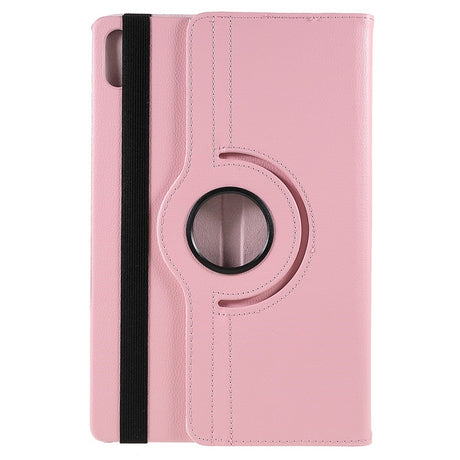 Lenovo Tab P12 Pro Flip Deksel Med 360 Graders Stativfunksjon - Rosa