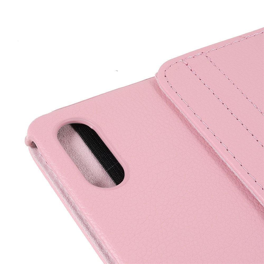 Lenovo Tab P12 Pro Flip Deksel Med 360 Graders Stativfunksjon - Rosa