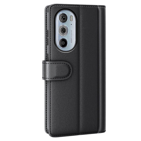 EIDERWOOD Motorola Edge 30 Pro Kunstskinn Deksel med Lommebok - Svart