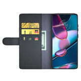 EIDERWOOD Motorola Edge 30 Pro Kunstskinn Deksel med Lommebok - Svart