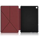 Lenovo Tab M10 (3. Gen) 10.1" (TB-328F/TB-328X) Fleksibelt Origami Flip Deksel - Rød