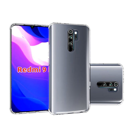 Xiaomi Redmi 9 Fleksibelt Plastdeksel - Gjennomsiktig