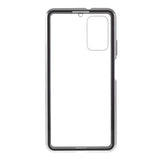 Xiaomi Poco M3 Magnetisk Metalldeksel m. Glass Foran & Bak - Sølv