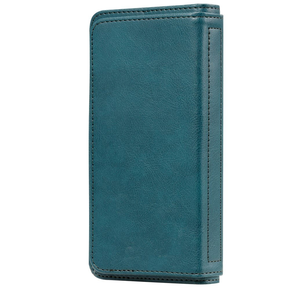 Xiaomi Poco M3 Kunstskinn Flip Deksel m. Ytterligere Lommebok - Grønn