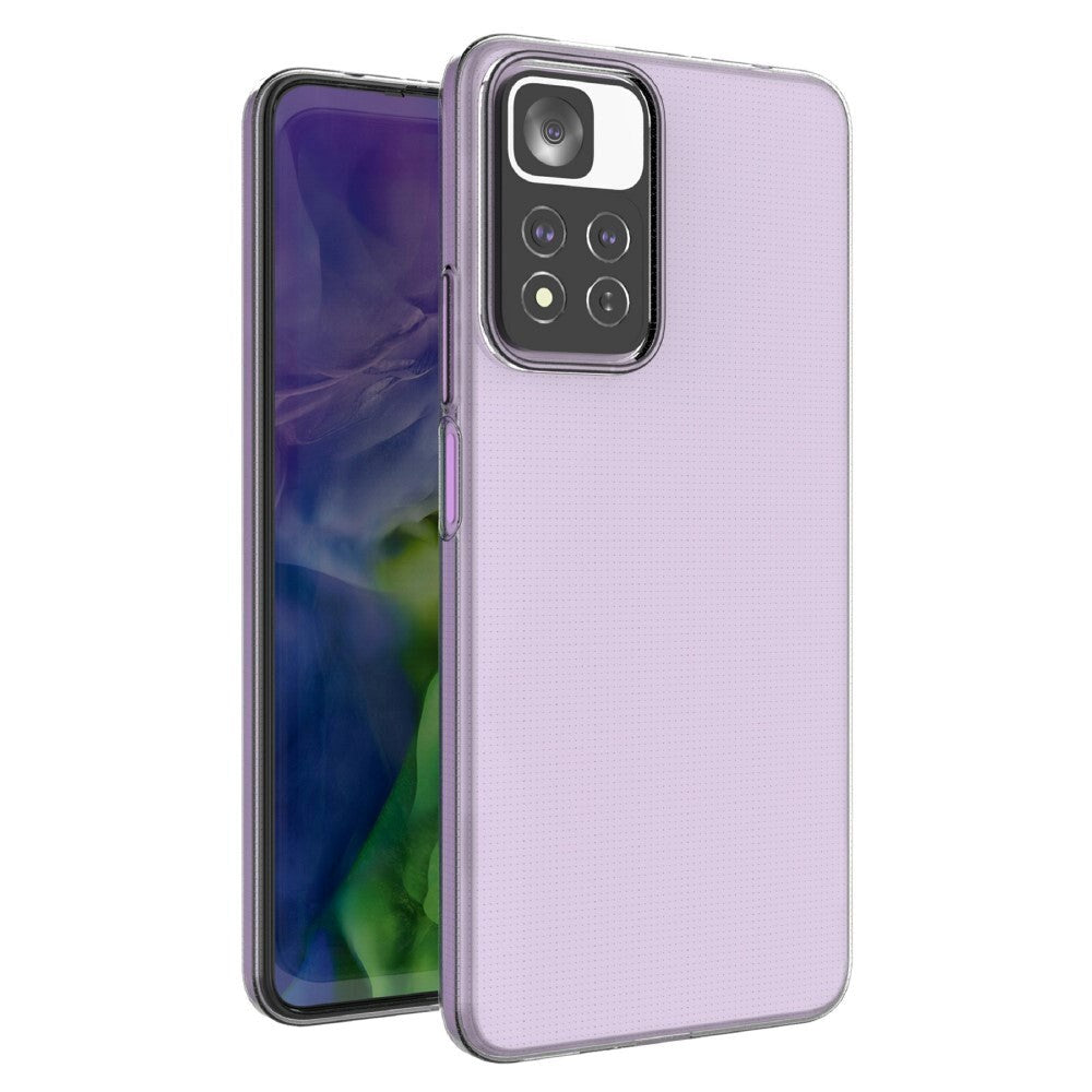 Xiaomi Redmi Note 11 Pro+ (Plus) Ultra Thin Plast Bak Deksel - Gjennomsiktig