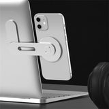 Mobilholder for Datamaskin - MagSafe Kompatibel - Sølv
