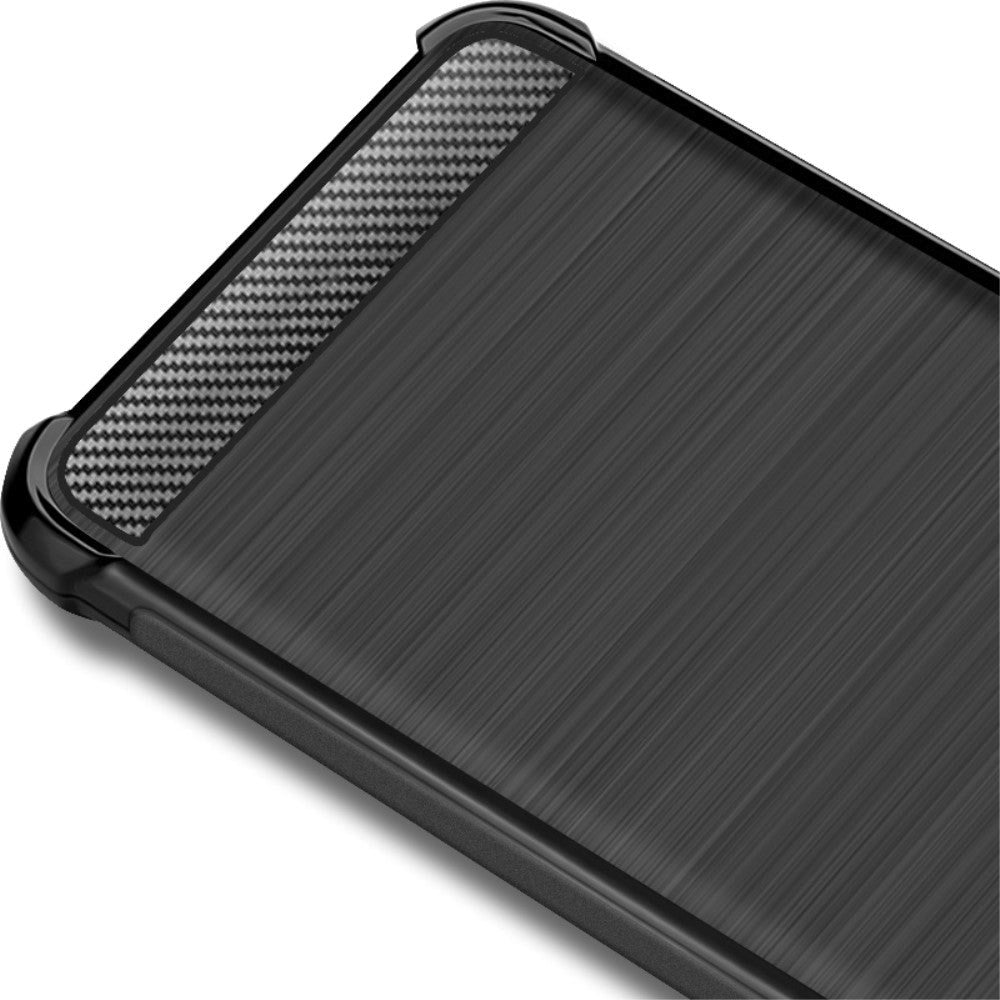 Asus Zenfone 6 (ZS630KL) IMAK Carbon Fiber Plastik Deksel Svart