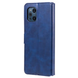 OPPO Find X3 Pro Flip Deksel i Kunstskinn med Lommebok og Magnetisk Lukking - Blå