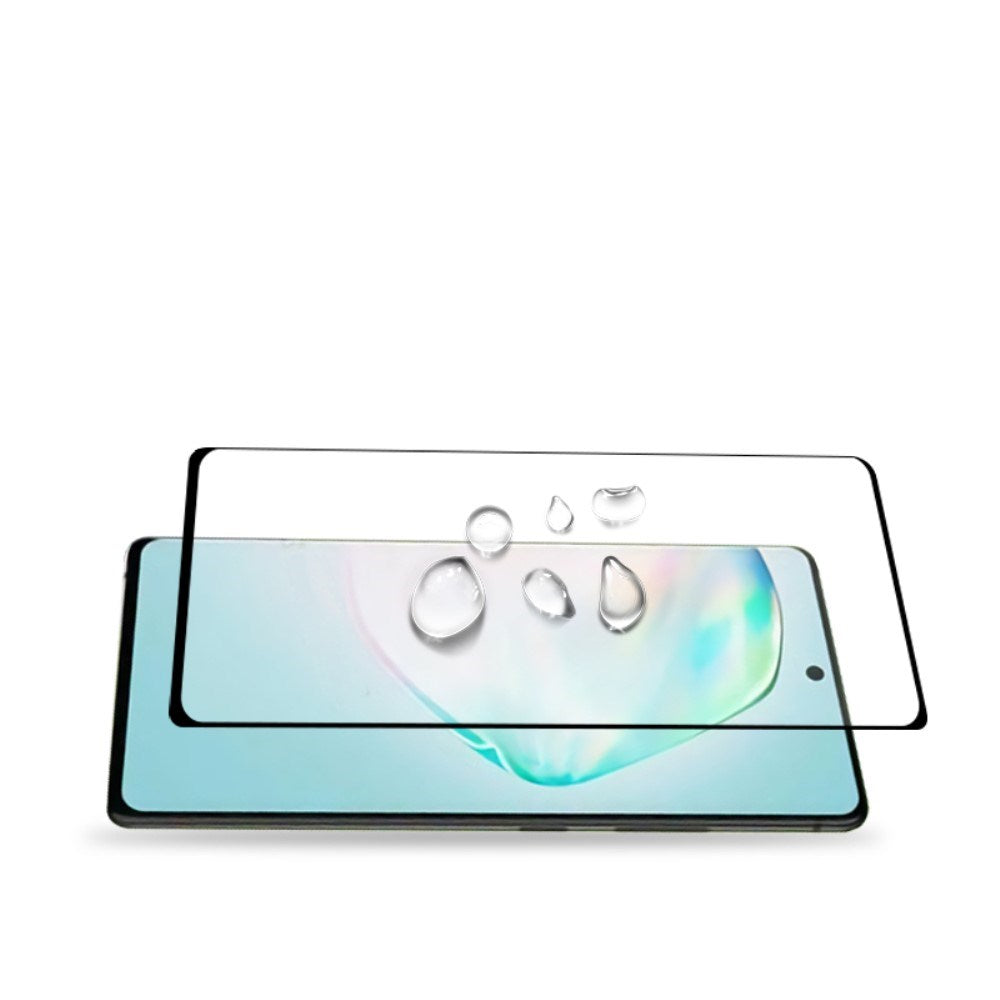 Samsung Galaxy S10 Lite Herdet Skjermbeskyttelsesglass - Gjennomsiktig / Svart