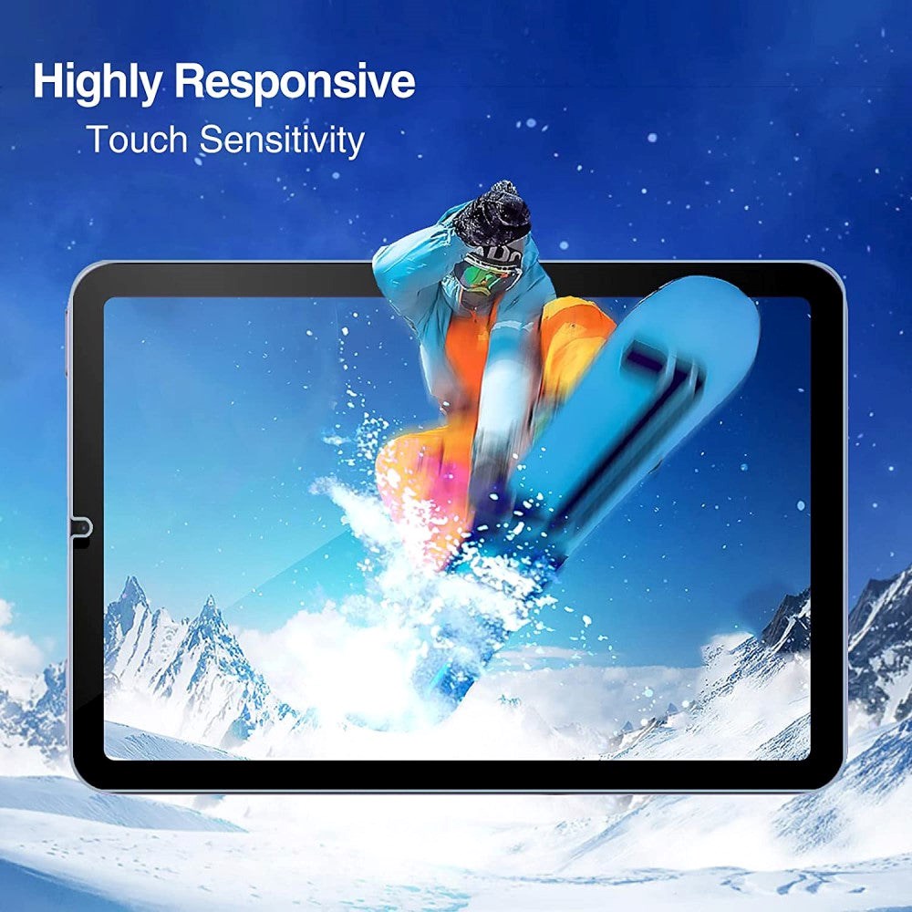 iPad Mini (2024 / 2021) Arc Edge Skjermbeskytter i Herdet Glass - Gjennomsiktig