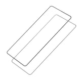 Samsung Galaxy Z Fold3 (5G) Full Fit Herdet Skjermbeskyttelsesglass - Gjennomsiktig / Svart