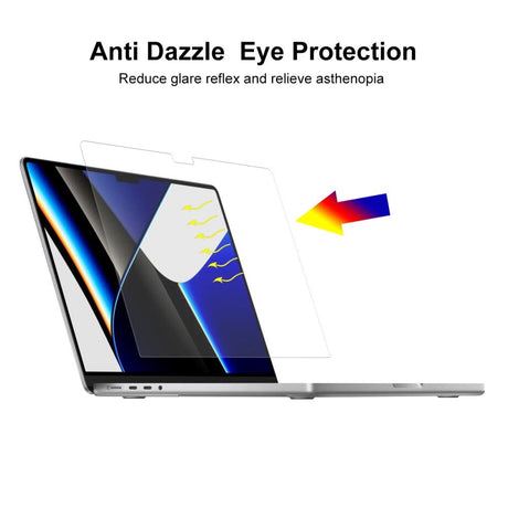 MacBook Pro 16 M5/M4/M3/M2/M1 (2026-2021) ENKAY Antirefleks skjermbeskytter - Gjennomsiktig