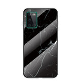 EIDERWOOD OnePlus 8T Hybrid Marmor Deksel med Glass Bakside - Svart