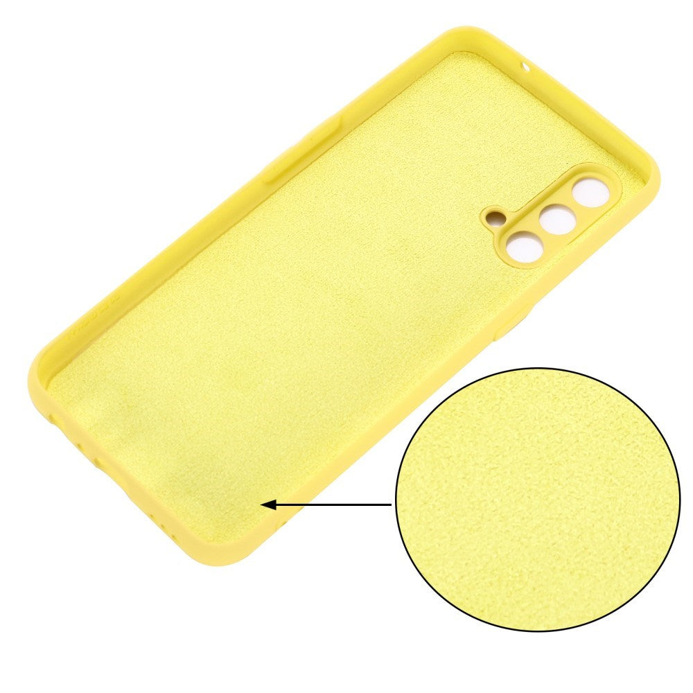 EIDERWOOD OnePlus Nord CE (5G) Liquid Silikon Deksel m. Stropp - Gul