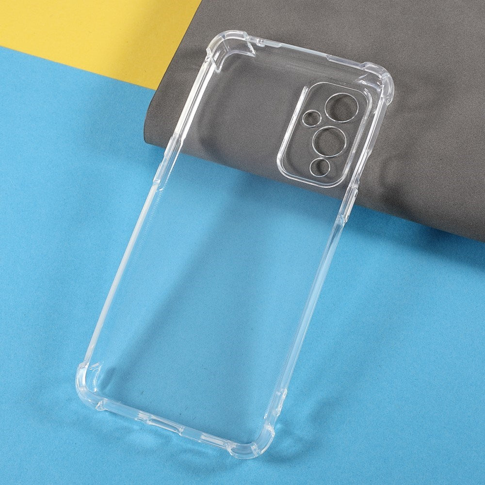 EIDERWOOD OnePlus 9 Plast Deksel m. Støtdempende Hjørner - Gjennomsiktig