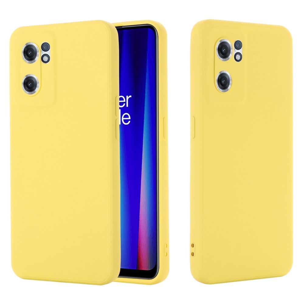 EIDERWOOD OnePlus Nord CE 2 (5G) Liquid Silikon Deksel m. Stropp - Gul