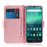 Nokia 1.3 Light Spot Skinn Flip Deksel - Høyhelet Sandal
