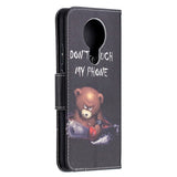 Nokia 3.4  PU Skinndeksel  m. Lommebok - Ond Bamse