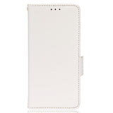 TCL 20L PU Litchi Skin Flip Deksel med Lommebok - Hvit