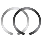 ESR Universal MagSafe Kompatibel Magnetisk Ring - 2 Stk. - Svart / Sølv