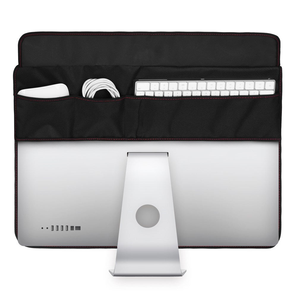Støvbeskyttende Deksel for iMac 21.5" med Oppbevaring - Svart