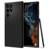 Spigen Samsung Galaxy S22 Ultra Thin Fit Deksel - Svart
