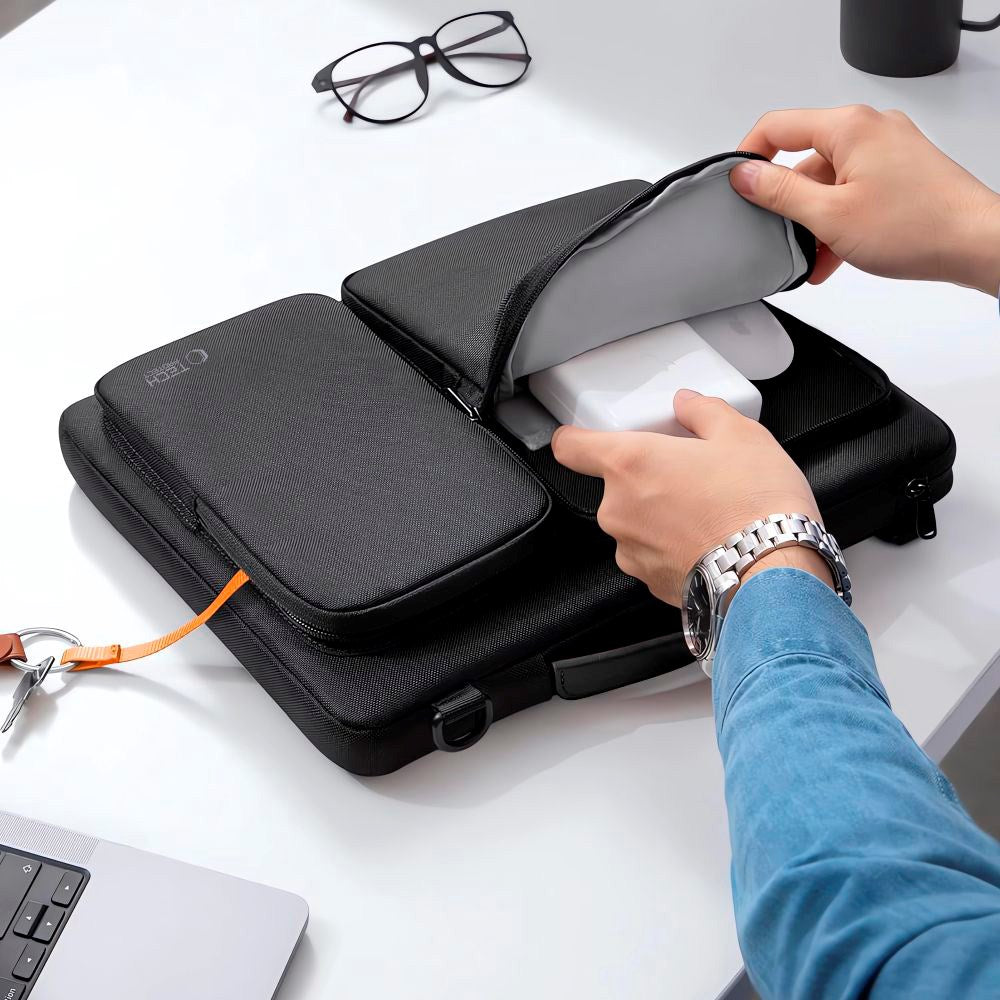 Tech-Protect Beskyttelsesveske for Bærbar PC 15-16" - Svart