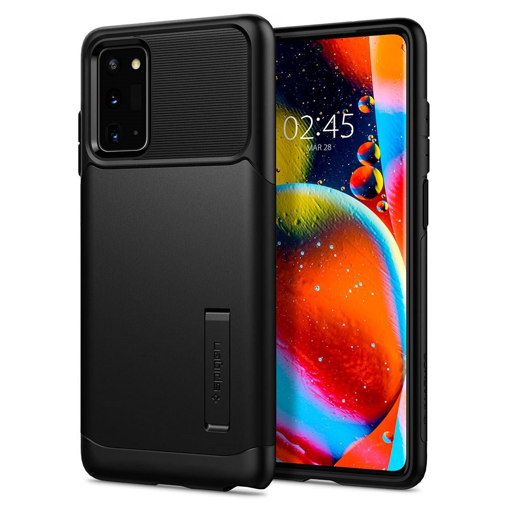 Samsung Galaxy Note 20 Deksel Spigen Slim Armor - Svart