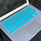Philbert MacBook Pro 17" / Pro 15" Retina / Pro 15" / Pro 13" Retina / Pro 13" / Air 13" / Air 11" Keyboard Deksel m. Dansk Tastatur - Turkis