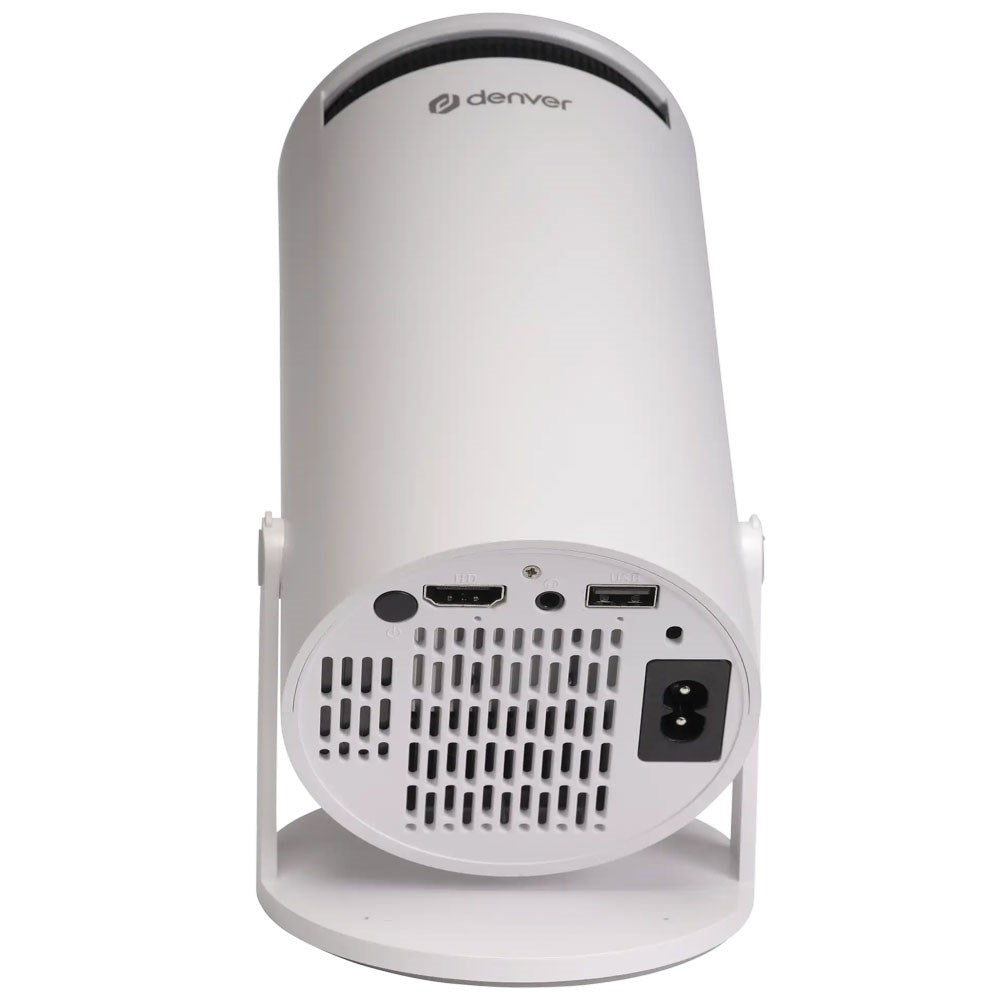 Denver PR-2500 Projektor med Full HD 1080p & 1 x HDMI 1 x USB-A 1 x 3,5 mm-Kontakt & Bluetooth – Hvit