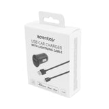 Essentials 12W Billader m. USB-A til Lightning Kabel - 1m - Svart