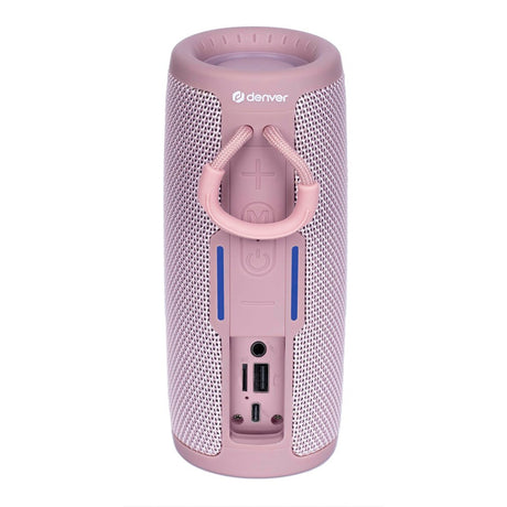 Denver Trådløs Bluetooth Høyttaler med 2 x 5W RMS - Rosa