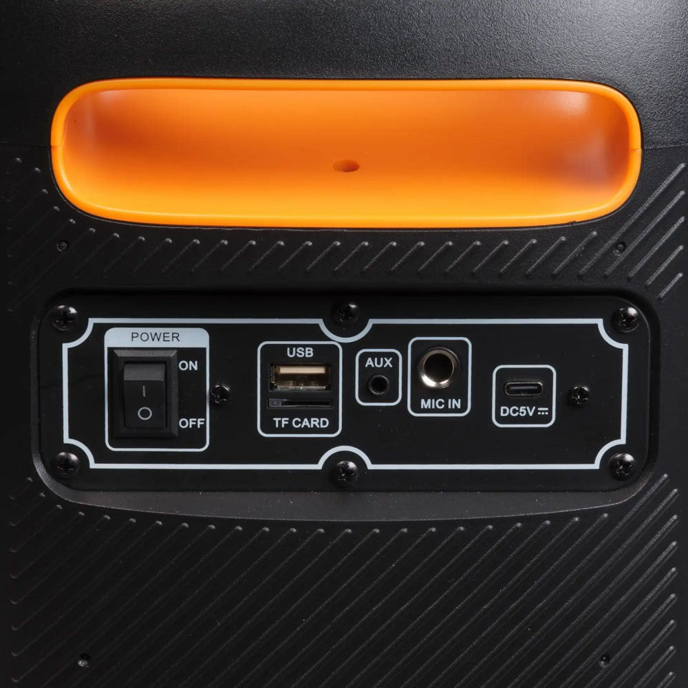Denver BPS-165 Bluetooth Høyttaler m. Innebygd Lys - Svart