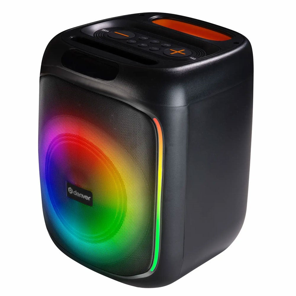 Denver BPS-165 Bluetooth Høyttaler m. Innebygd Lys - Svart