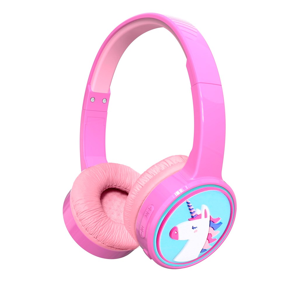 Denver Trådløse On-Ear Hodetelefoner for Barn - Lydbegrensende - Rosa