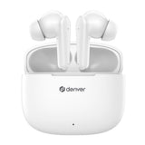 Denver True Wireless Hodetelefoner - In-Ear - Hvit