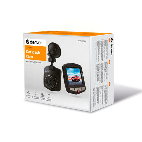 Denver CCT-1230MK2 Dashkamera for Bil med 2,4" LCD-Skjerm - Svart