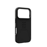 iPhone 17 Pro UAG Civilian Deksel - MagSafe Kompatibel - Svart