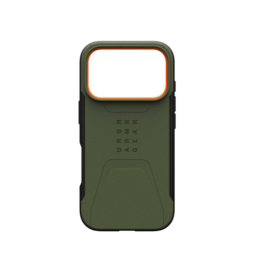 iPhone 17 Pro UAG Civilian Deksel - MagSafe Kompatibel - Grønn / Oransje