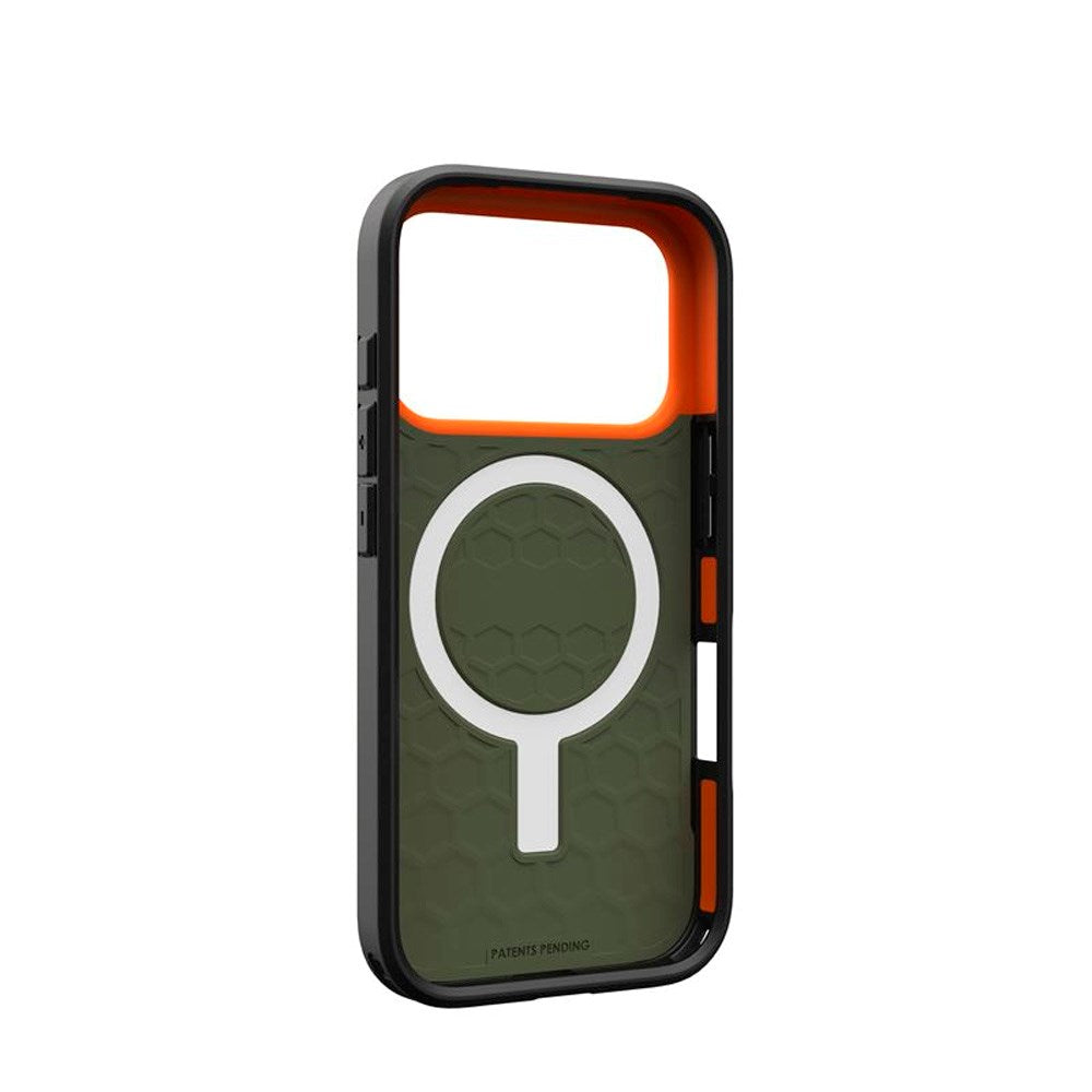 iPhone 17 Pro UAG Civilian Deksel - MagSafe Kompatibel - Grønn / Oransje