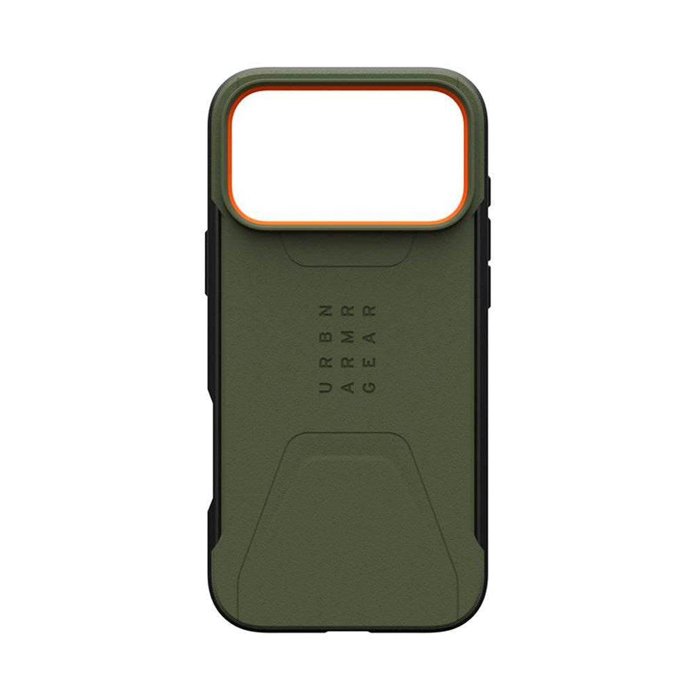 iPhone 17 Pro Max UAG Civilian Deksel - MagSafe Kompatibel - Grønn / Oransje