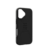iPhone 17 UAG Civilian Deksel - MagSafe Kompatibel - Svart