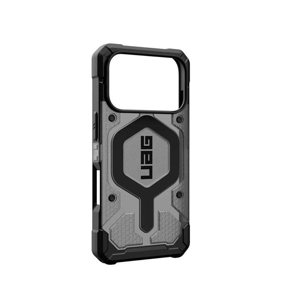 iPhone 17 Pro UAG Pathfinder Clear Deksel - MagSafe Kompatibel - Grå / Svart
