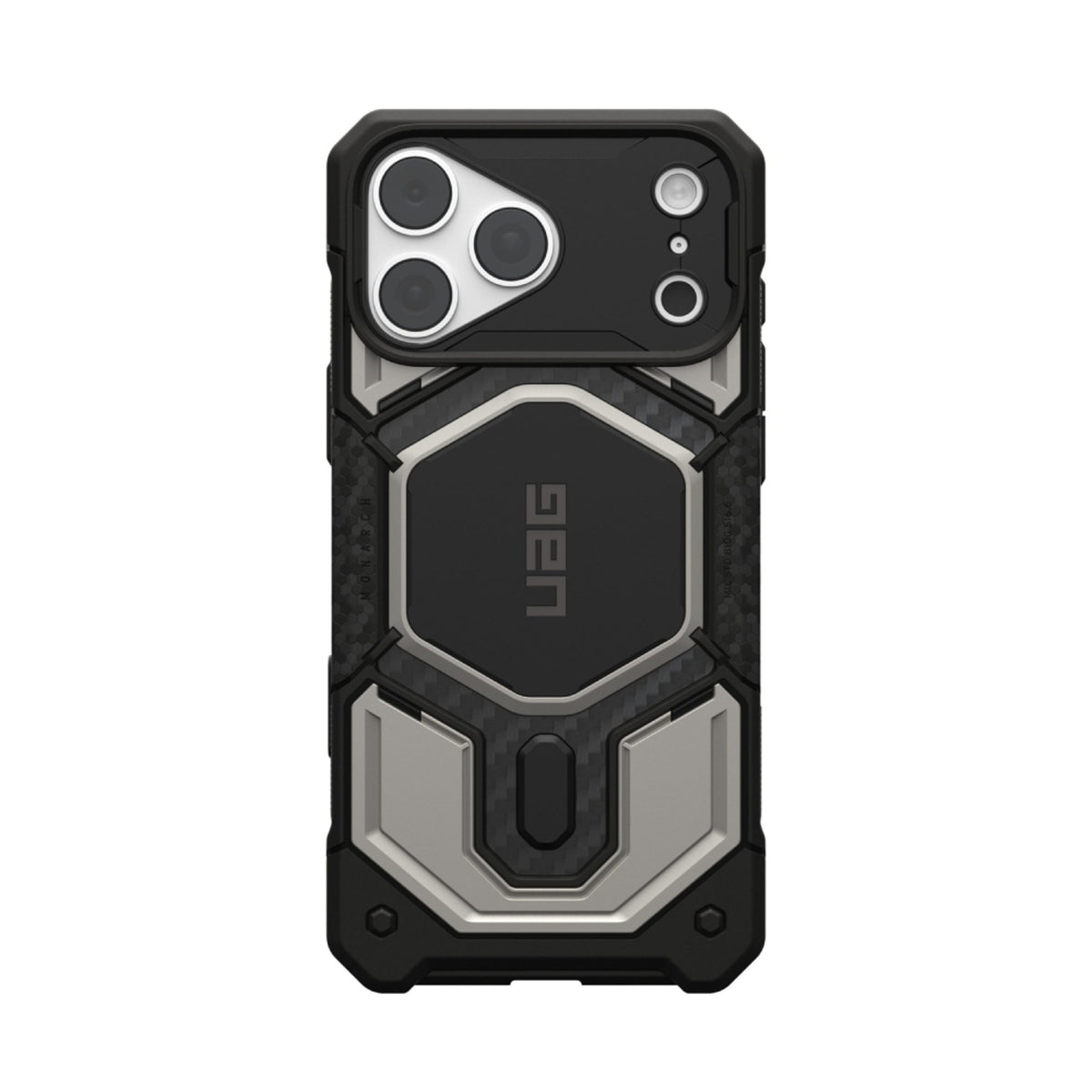 iPhone 18 Pro Max / 17 Pro Max UAG Monarch Pro Deksel - MagSafe Kompatibel - Titanium