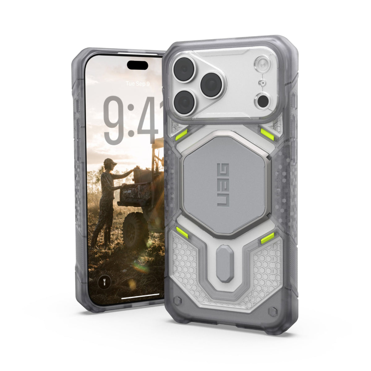 iPhone 18 Pro Max / 17 Pro Max UAG Monarch Pro Deksel - MagSafe Kompatibel - Veil Ice