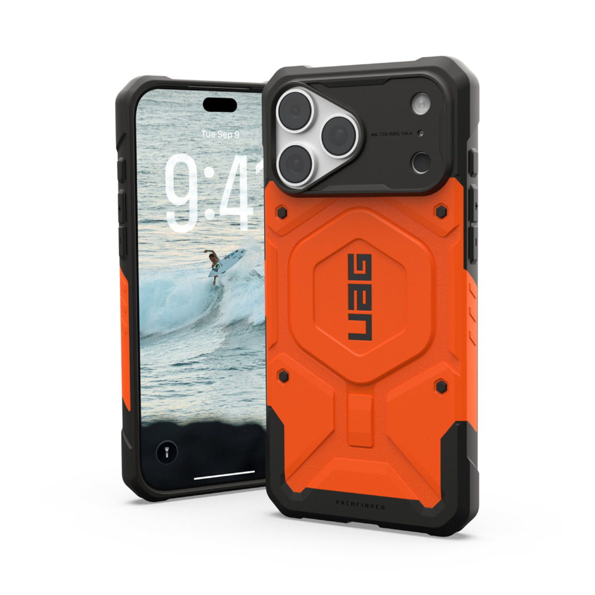 iPhone 18 Pro Max / 17 Pro Max Pathfinder Deksel - MagSafe Kompatibel - Oransje
