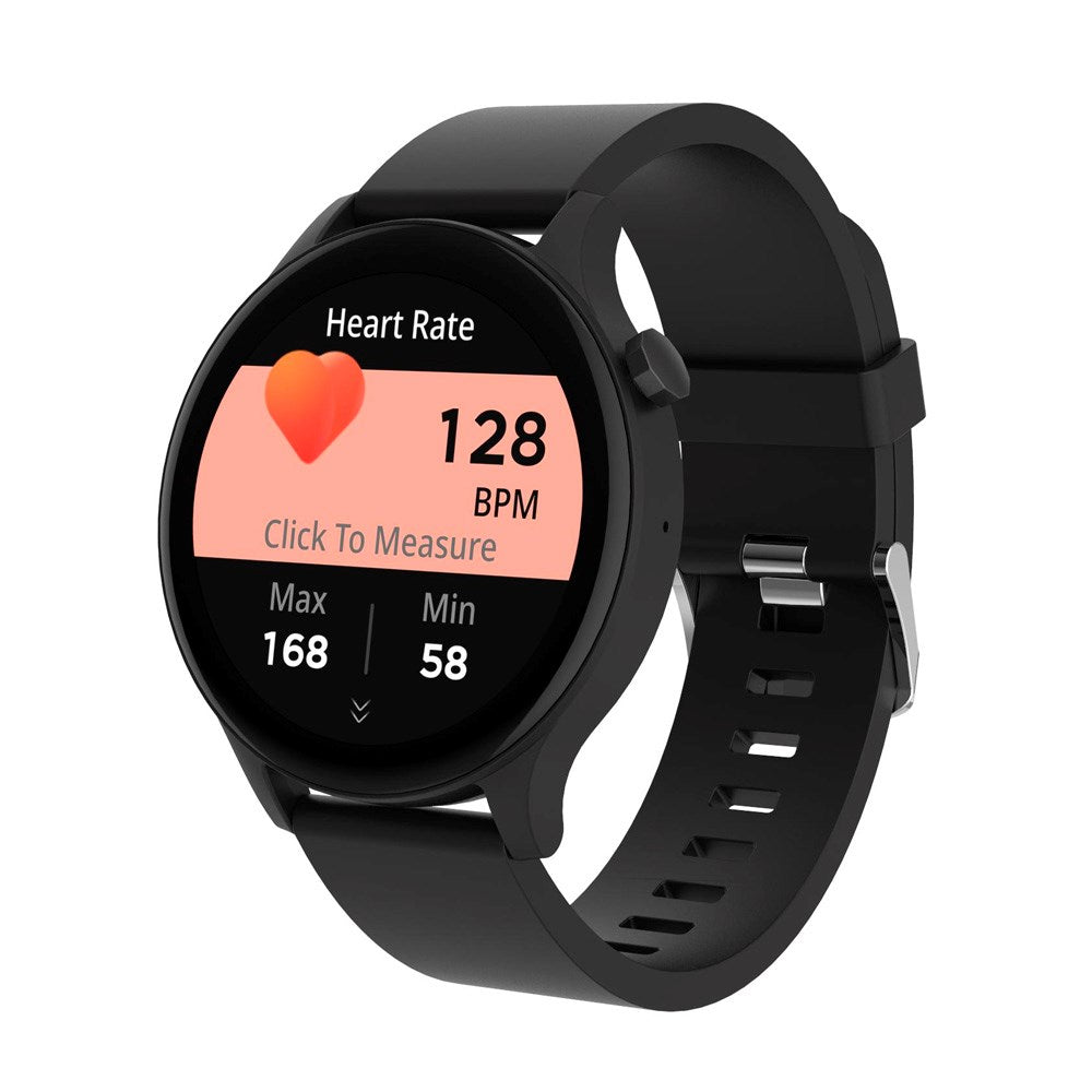 Denver Bluetooth Smartklokke med Innebygd Helsesporing & Stemmekontroll - Svart