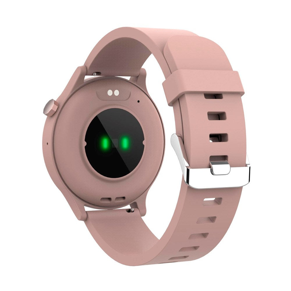 Denver SWC-338 Bluetooth Smartklokke med Innebygd Helsesporing & Stemmekontroll - Rosa