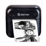Denver MBP-32B Bluetooth Termisk Skriver - inkl. 1 x Rull med Skriverpapir 1 x Rull med Klistremerkepapir - Svart